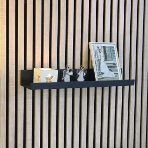 Aku WallClip Wandplank Medium Zwart Rechtstreeks Van De Fabrikant