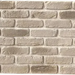 Speciale Aanbieding Baksteenstrip 3D Wandpaneel Naadloos XL PU Barok Japanese Crème Taupe