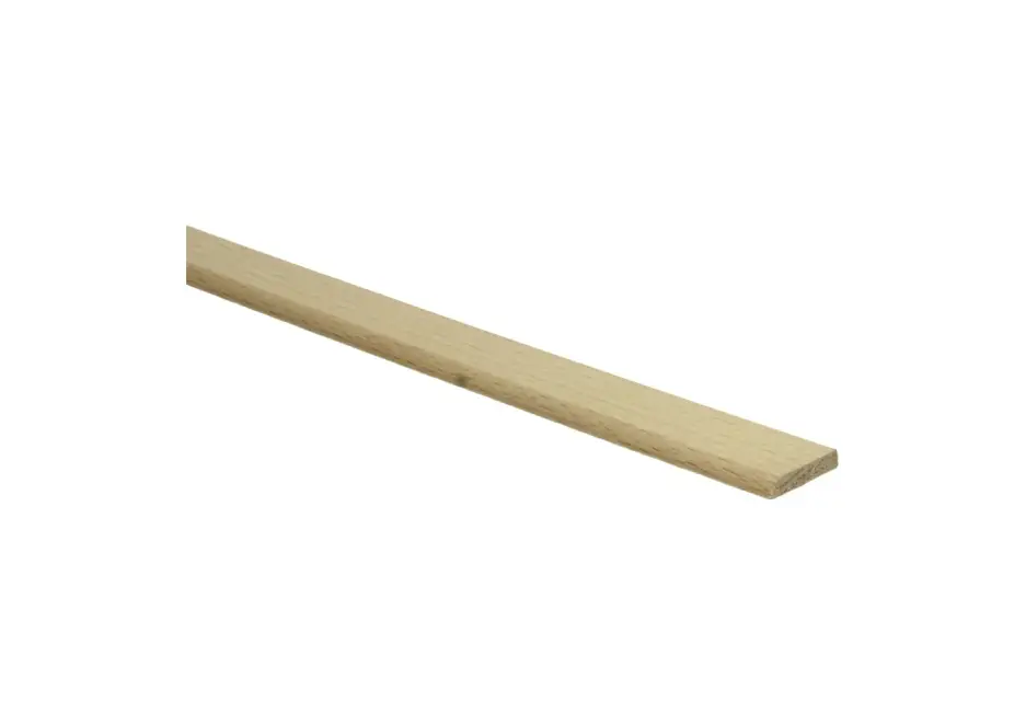 Afwerklijst 5x24mm Plakstrip Fineer Beuken Licht Gelakt Gratis Retour