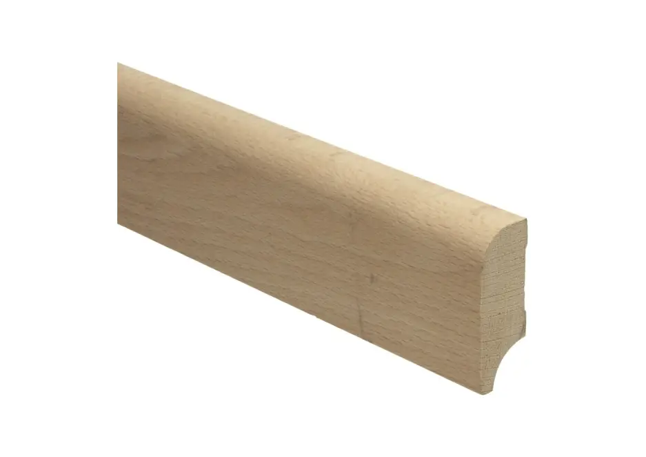 Koloniale Plint 58x22mm Gestoomd Beuken Onbehandeld Rechtstreeks Van De Fabrikant