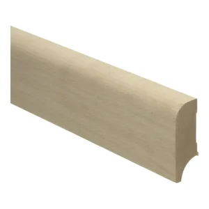Direct Beschikbaar Koloniale Plint 58x22mm Licht Beuken Onbehandeld