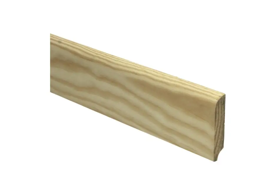 Koop Online Franse Plint 60x13mm Grenen Onbehandeld