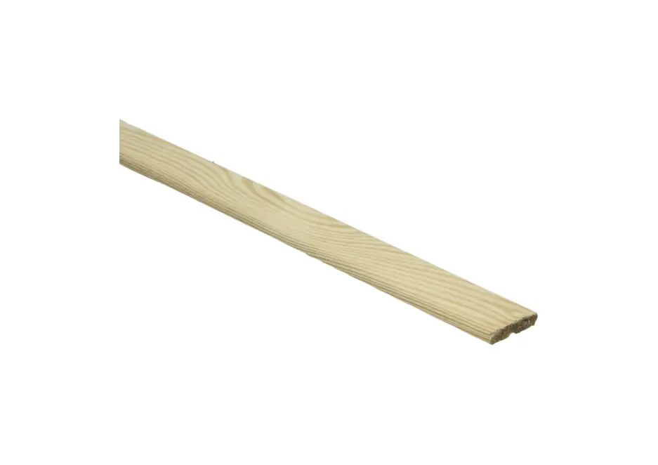 Afwerklijst 5x23mm Massief Grenen Gelakt Actieprijs