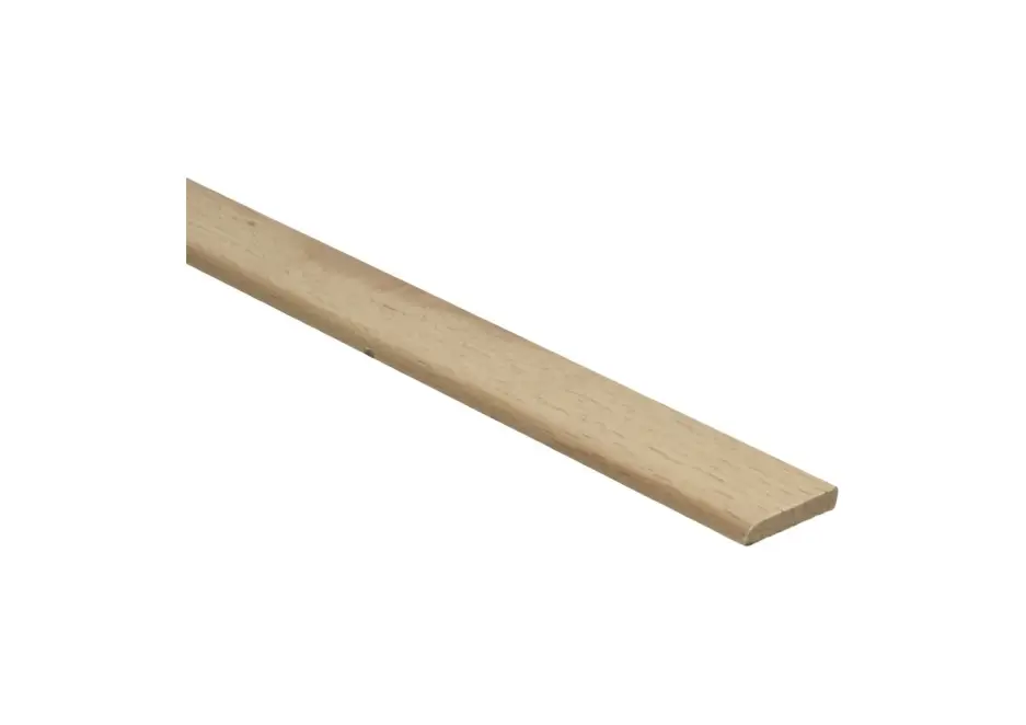 Afwerklijst 6x28mm Massief Gestoomd Beuken Gelakt Betrouwbaar