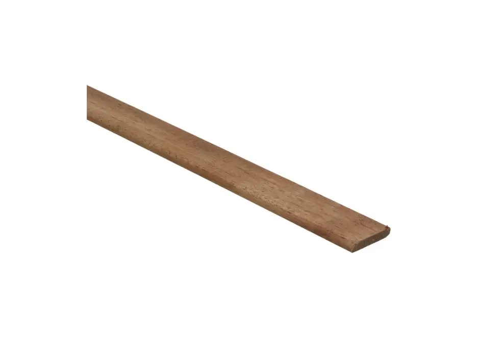 Fabrieksprijs Afwerklijst 6x28mm Massief Jatoba Onbewerkt