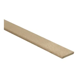 Exclusieve Aanbieding Afwerklijst 6x35mm Massief Gestoomd Beuken Onbehandeld