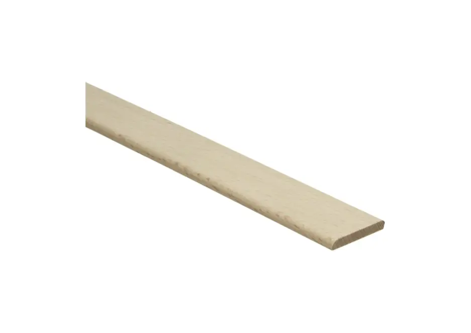 Tijdelijk Beschikbaar Afwerklijst 6x35mm Massief Licht Beuken Gelakt