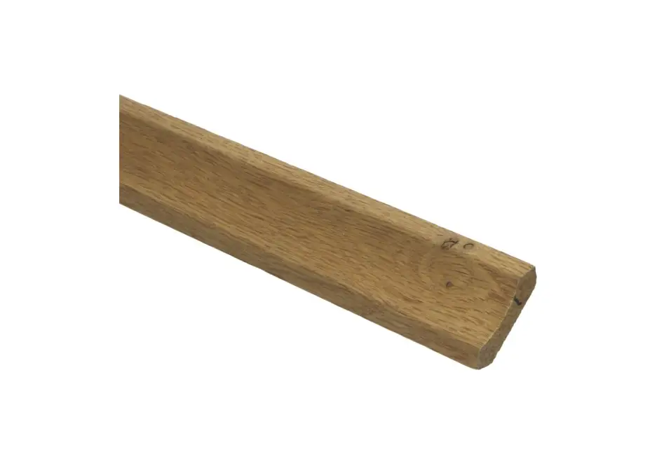 Meest Verkocht Holle Afwerklijst 30x30mm Massief Eiken Gelakt
