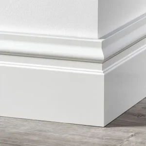 Alleen Vandaag MDF Renaissance Plint 190x18mm Wit Voorgelakt RAL 9010