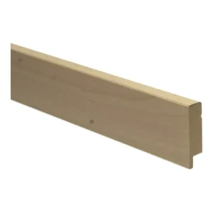 Betrouwbaar Rechte Plint 54x15mm Gestoomd Beuken Onbehandeld