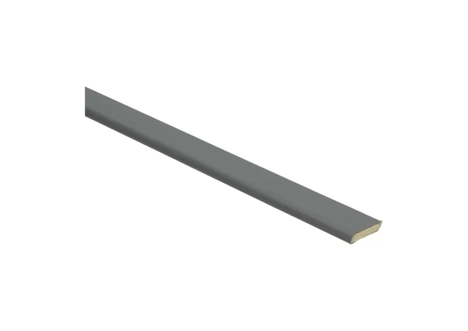 Plakplint Dekkend Antraciet - 240cm Gecertificeerd