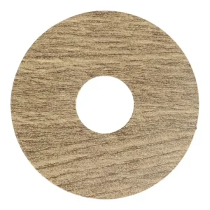 Zelfklevende Rozet (17 mm) Oud Eiken Mat Geolied (10 st.) Merkproduct