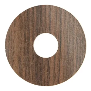 Zelfklevende Rozet (17 mm) Eiken Donker Vernist (10st.) Dagaanbieding