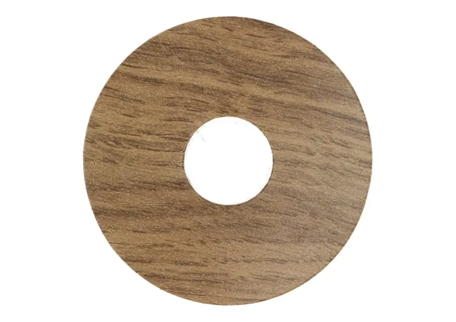 Nieuw Zelfklevende Rozet (17 mm) Eiken Natuur Geolied (10 st.)