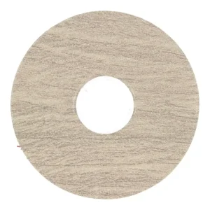 Zelfklevende Rozet (17 mm) Teak Grijs Geborsteld (10 st.) Gereduceerde Prijs