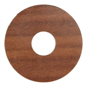 Lage Prijs Zelfklevende Rozet (17 mm) Landhuis Merbau (10 st.)