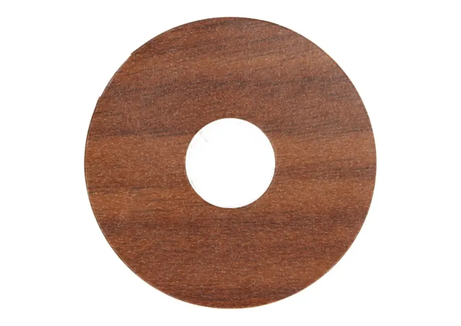 Lage Prijs Zelfklevende Rozet (17 mm) Landhuis Merbau (10 st.)