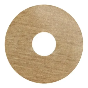 Lage Kosten Zelfklevende Rozet (17 mm) Fijngestreept Eiken Naturel (10 st.)