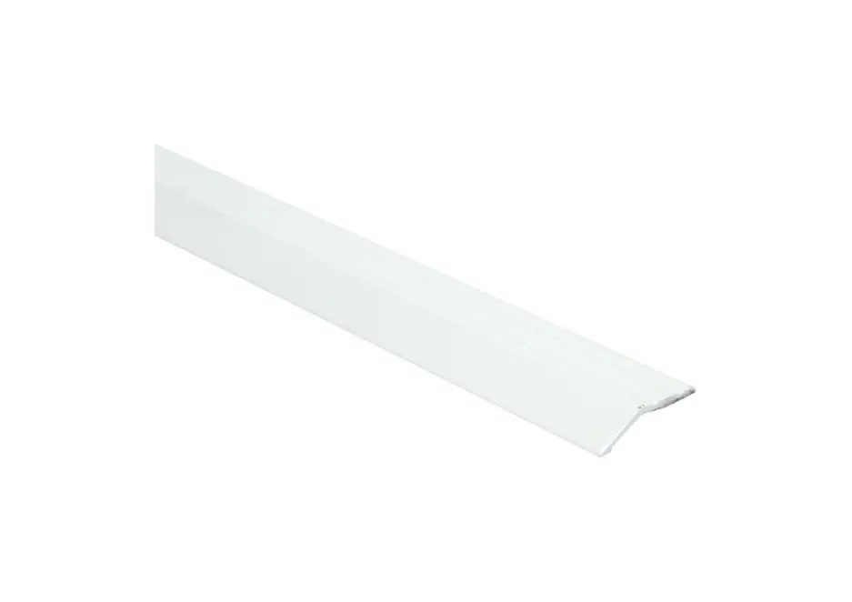 Rechtstreeks Van De Fabrikant Overgangsprofiel Zelfklevend 8mm Aluminium Wit - 270cm