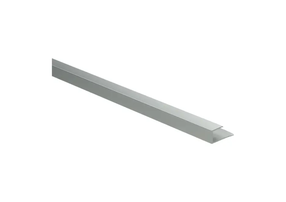 Gecertificeerd U-profiel 10mm Zilver - 270cm