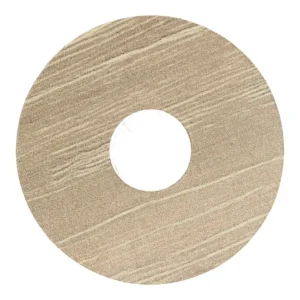 Zelfklevende Rozet (17 mm) Antiek Eiken Beige (10 st.) Op = Op