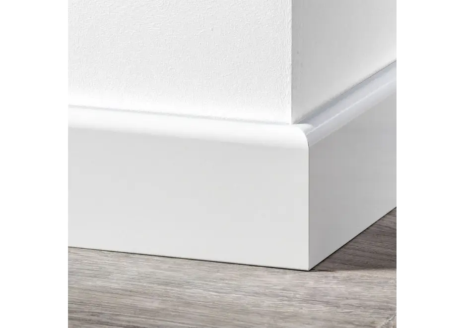 MDF Koloniale Plint 120x15mm Wit Voorgelakt RAL 9010 Gratis Retour