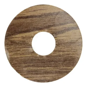 Lage Kosten Zelfklevende Rozet (17 mm) Verdon Oak Brown (10 st.)
