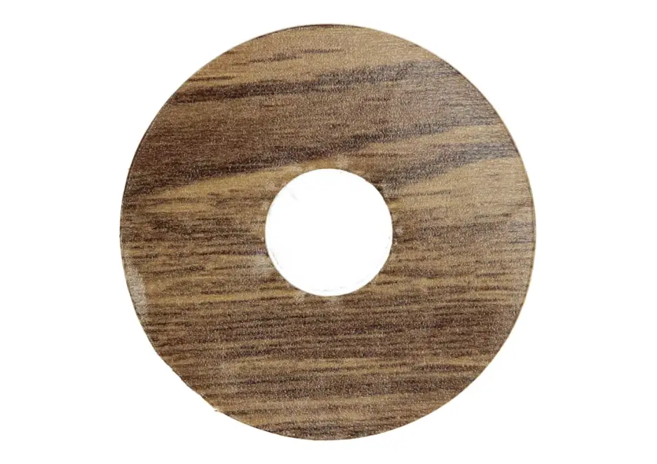 Lage Kosten Zelfklevende Rozet (17 mm) Verdon Oak Brown (10 st.)