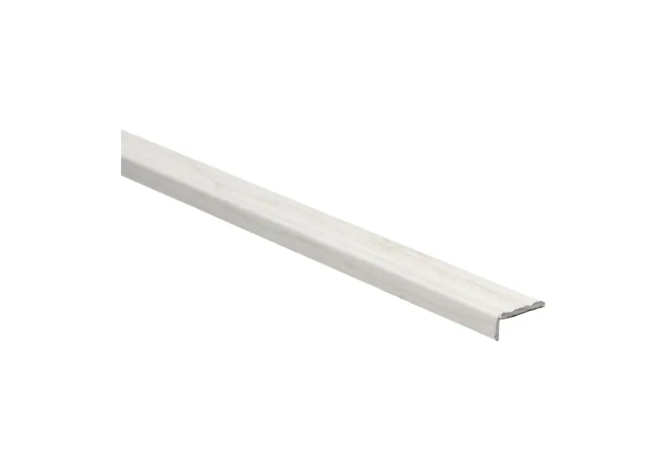 Betaalbaar Hoeklijnprofiel Zelfklevend 10mm Elzen Wit - 200cm
