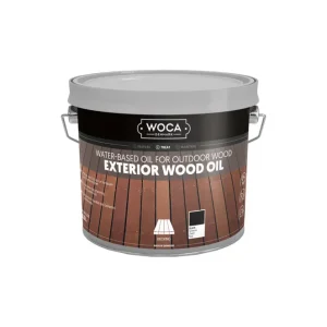 WOCA Exterior Oil Zwart - 2,5 Liter Seizoensaanbieding