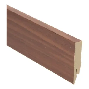 Bestel Nu MDF Rechte Folieplint 70x14mm Landhuis Merbau