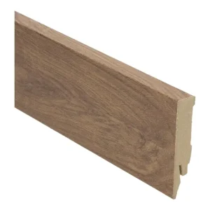 Beperkt Aanbod MDF Rechte Folieplint 70x14mm Eiken Naturel Donker