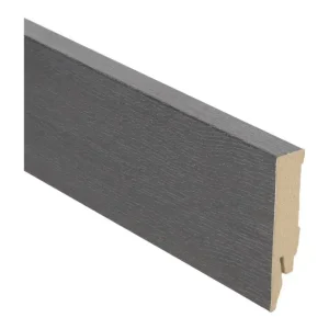 Aanbieding MDF Rechte Folieplint 70x14mm Zwart Geolied