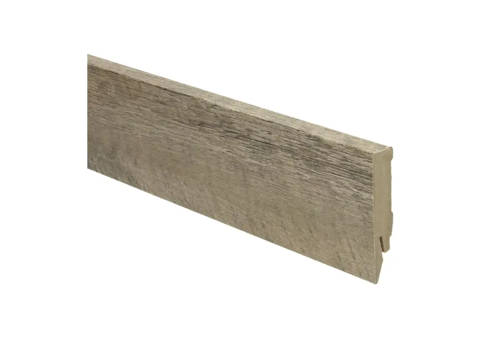 Direct Beschikbaar MDF Rechte Folieplint 70x14mm Castle Oak Nature
