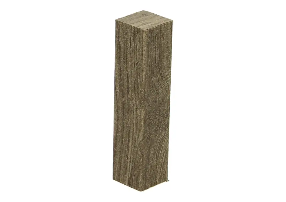 Goedkoop Hoek- en Eindstuk Folie (4st) Oud Eiken mat Geolied