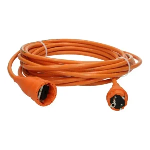 Dagaanbieding Soepele PUR verlengkabel 3x2,5mm2 oranje 15 meter