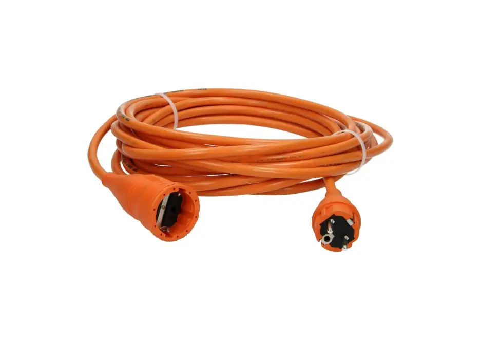 Dagaanbieding Soepele PUR verlengkabel 3x2,5mm2 oranje 15 meter