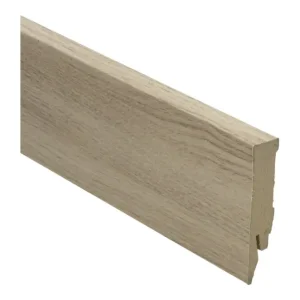 Speciale Aanbieding MDF Rechte Folieplint 70x14mm Eiken Wit Geolied