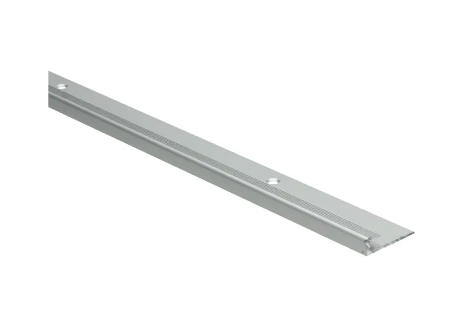 Inschuif Eindprofiel 8mm tbv 5mm PVC Zilver - 250cm Weekendaanbieding