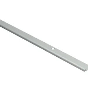 Eindprofiel 3.5mm tbv 2.5mm PVC Zilver - 250cm Korting