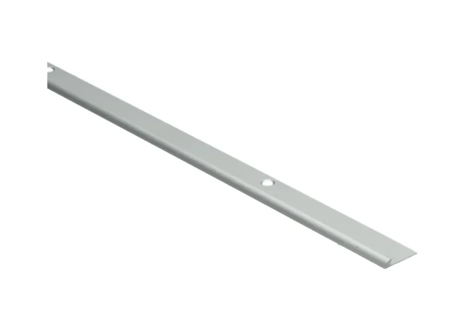 Eindprofiel 3.5mm tbv 2.5mm PVC Zilver - 250cm Korting