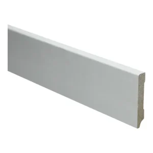 Direct Beschikbaar Budget Line MDF Plint 70x12mm Wit Gegrond