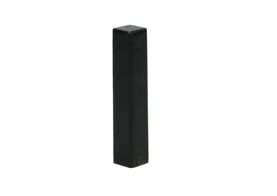 Goedkoop Hoek- en Eindstuk t.b.v. MDF Plint 70x12 Zwart RAL9005