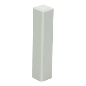 Flitsaanbieding Hoek- en Eindstuk t.b.v. MDF Plint 70x12 Wit RAL9010