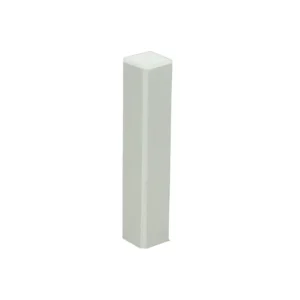 Hoek- en Eindstuk t.b.v. MDF Plint 90x15 Wit RAL9010 Hete Deal