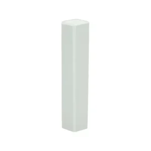 Nieuw Hoek- en Eindstuk t.b.v. MDF Plint 90x15 Wit RAL9016