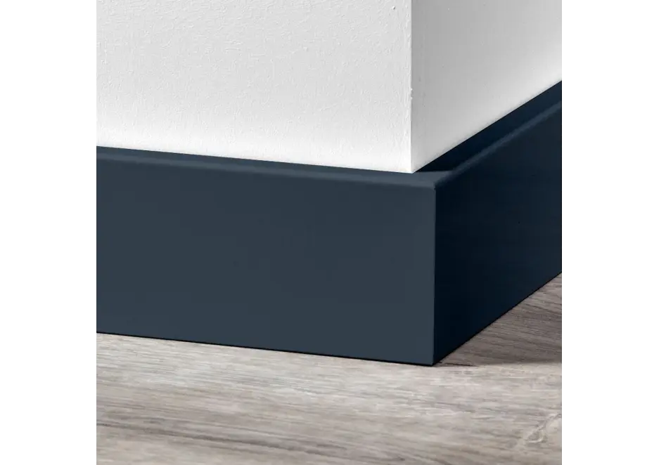 Actieprijs MDF Moderne Plint 90x12mm Voorgelakt RAL 7016