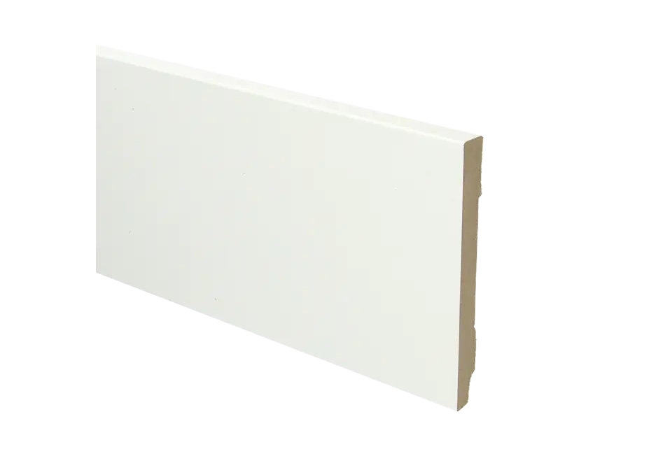 Bestel Nu Whiteline MDF Plint 120x12mm Wit Gefolied