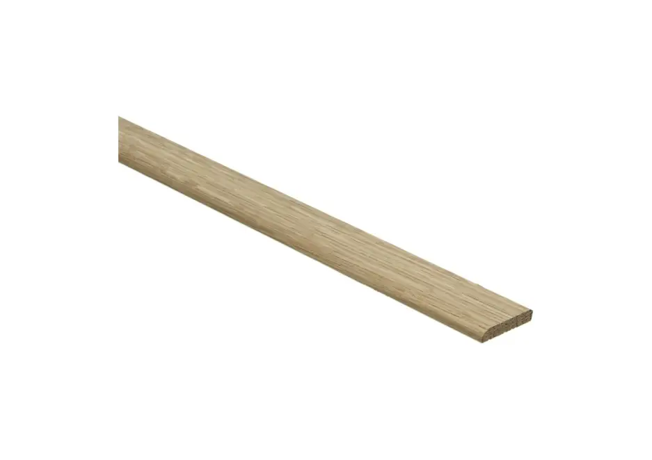 Afwerklijst 6x28mm Massief Eiken Skylt Gelakt Finale Uitverkoop