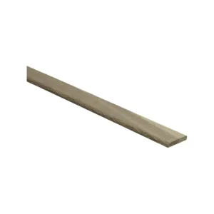 Afwerklijst 6x28mm Massief Eiken Wit Invisible Geolied Beperkt Aanbod
